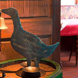 Salle du petit-déjeuner située dans le restaurant Goldene Gans Gasthaus Fotos