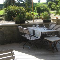 Terrasse Hostellerie du Peiffeschof Relais du Silence Fotos