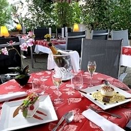 Terrasse Auberge des Vieux Chenes Logis Fotos