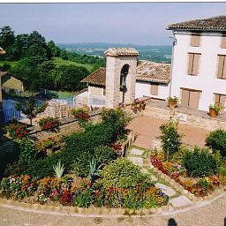 Vista exterior Auberge du Quercy Blanc Logis Fotos