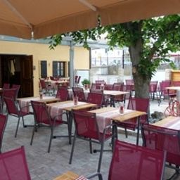 Terrasse Weisses Ross Fotos
