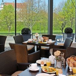 Salle du petit-déjeuner Am Schlosspark Gästehaus Fotos