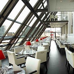 Salle du petit-déjeuner située dans le restaurant Copenhagen Island Fotos
