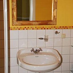 Camera da bagno Aurelia Hotel Villa Flora Fotos