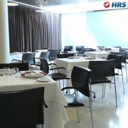 Sala de desayuno en el restaurante Ayre Caspe Fotos