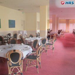 Sala colazione nel ristorante Azimut City South Fotos