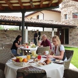 Sala colazione nel ristorante Purlilum Fotos