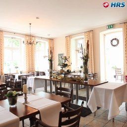 Sala de desayuno en el restaurante Marienhof Baumberge Fotos