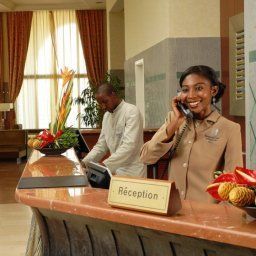 Холл Kempinski Hotel NDjamena Chad Fotos
