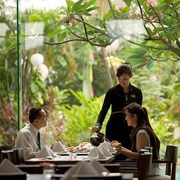 Sala colazione nel ristorante Santika Premiere Jakarta Fotos