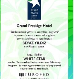 Certificado Grand Prestige Hotel Side Fotos