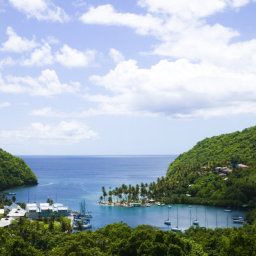 Exterior view Marigot Bay Hotel Fotos