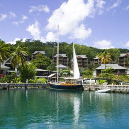Exterior view Marigot Bay Hotel Fotos