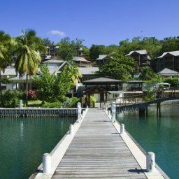 Exterior view Marigot Bay Hotel Fotos