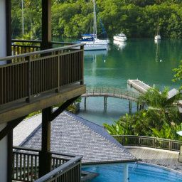 Exterior view Marigot Bay Hotel Fotos