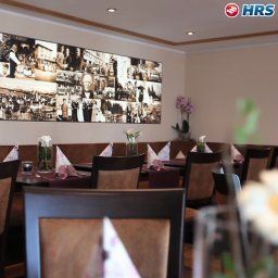 Sala colazione nel ristorante Lindenberger Hof Fotos
