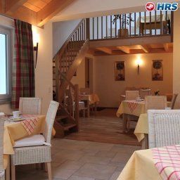 Sala colazione nel ristorante Landhaus Sixtmühle garni Fotos