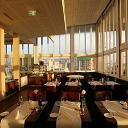 Sala de desayuno en el restaurante Fleming´s Deluxe Frankfurt-City Fotos