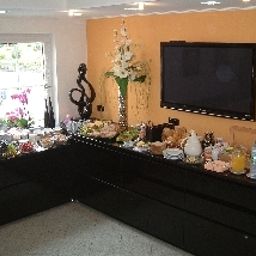 Buffet Hotel Garni Retterath Fotos