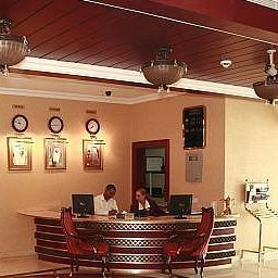 Reception Dunes Hotel Apartments Al Muhaisnah Fotos