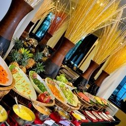 Salle du petit-déjeuner située dans le restaurant Tara Angkor Fotos
