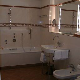 Cuarto de baño Schlosswirt Meseberg Fotos
