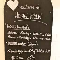 Frühstücksraum im Restaurant Hostel Köln Fotos