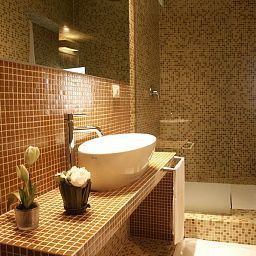 Ванная B&B La Via della Giudecca Fotos