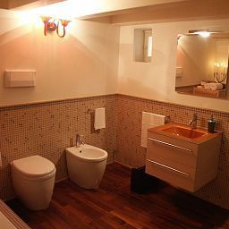 Ванная B&B La Via della Giudecca Fotos