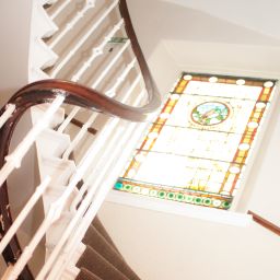 Vista all'interno Edinburgh House Fotos
