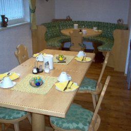 Salle du petit-déjeuner Alpenstern Pension | Fewo | Apart Fotos