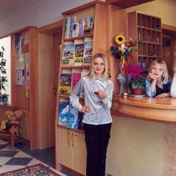 Recepción Dreimäderlhaus Pension Fotos