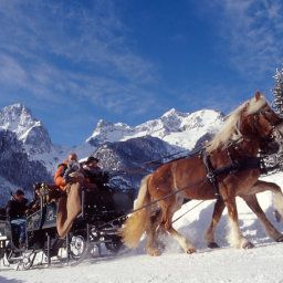 Widok z hotelu Sonnfeld Gasthof Fotos