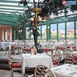 Salle du petit-déjeuner située dans le restaurant Fun & Spa Hotel STRASS Fotos