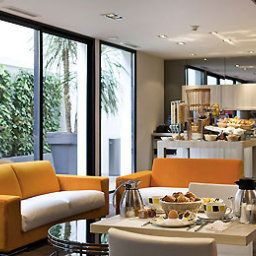 Sala colazione nel ristorante Mercure Le President Biarritz Centre Fotos