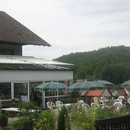 Терраса Haus Hubertus Hotel-Pension Fotos