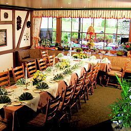 Sala colazione nel ristorante Brunnenbach Fotos