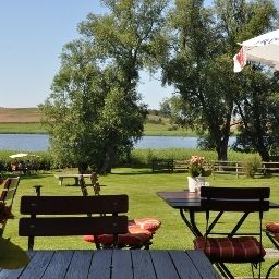 Terrasse Seeblick Ferienpension Fotos
