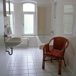 Camera da bagno Am Lindenhof Self-Check-In Fotos