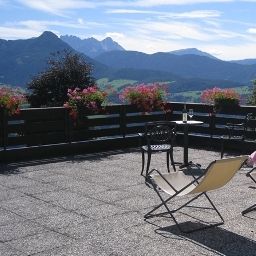 Terrasse Wieserhof NaturHotel Fotos