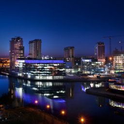 Widok zewnętrzny Holiday Inn MANCHESTER - MEDIACITYUK Fotos