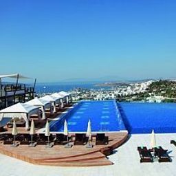 Widok z hotelu Grand Yazici Bodrum Boutique Hotel Fotos
