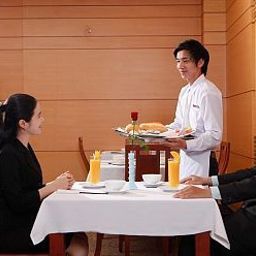 Зал для завтрака Thien Thao Hotel Fotos