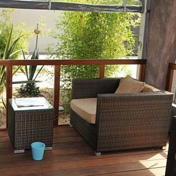 Terrasse Hotel Plage Saint Jean Fotos