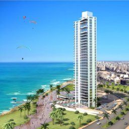 Vue extérieure Island Suites Hotel Netanya Fotos