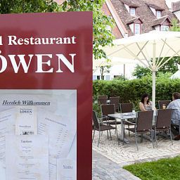 Terrasse Löwen Fotos