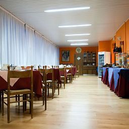 Sala de desayuno en el restaurante Rosa dei Venti Fotos