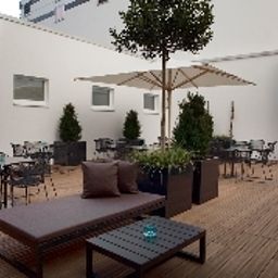 Terrasse Motel One Hauptbahnhof Fotos