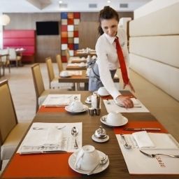 Sala colazione nel ristorante Bristol Sarajevo Fotos