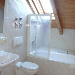 Salle de bains Ferienwohnung Fauser Pension Fotos